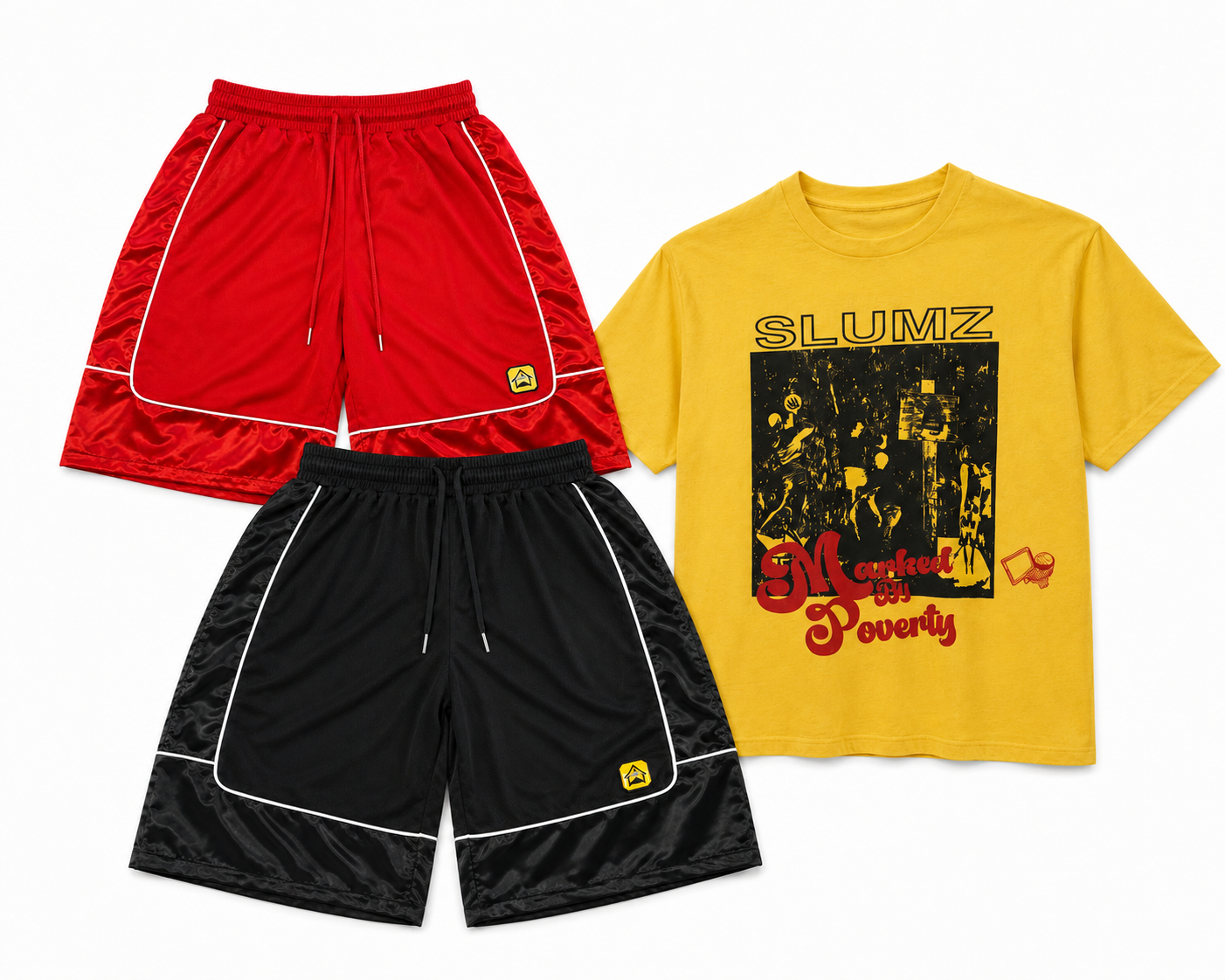 SLUMZ 1 SHORTS +MBP Tee